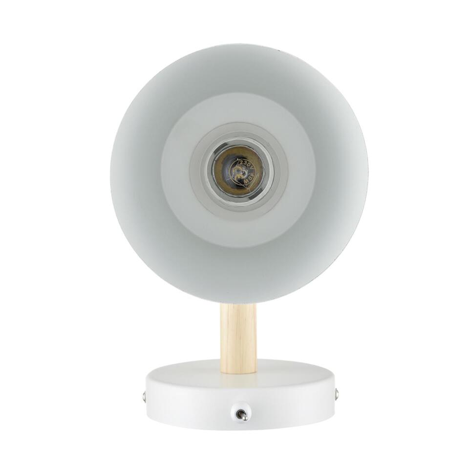 Фото №8  LUMION 8097/1W MODERNI LN26 342 белый/белый металл, дерево/металл Бра Е27 1*60W 220V ROSALINA