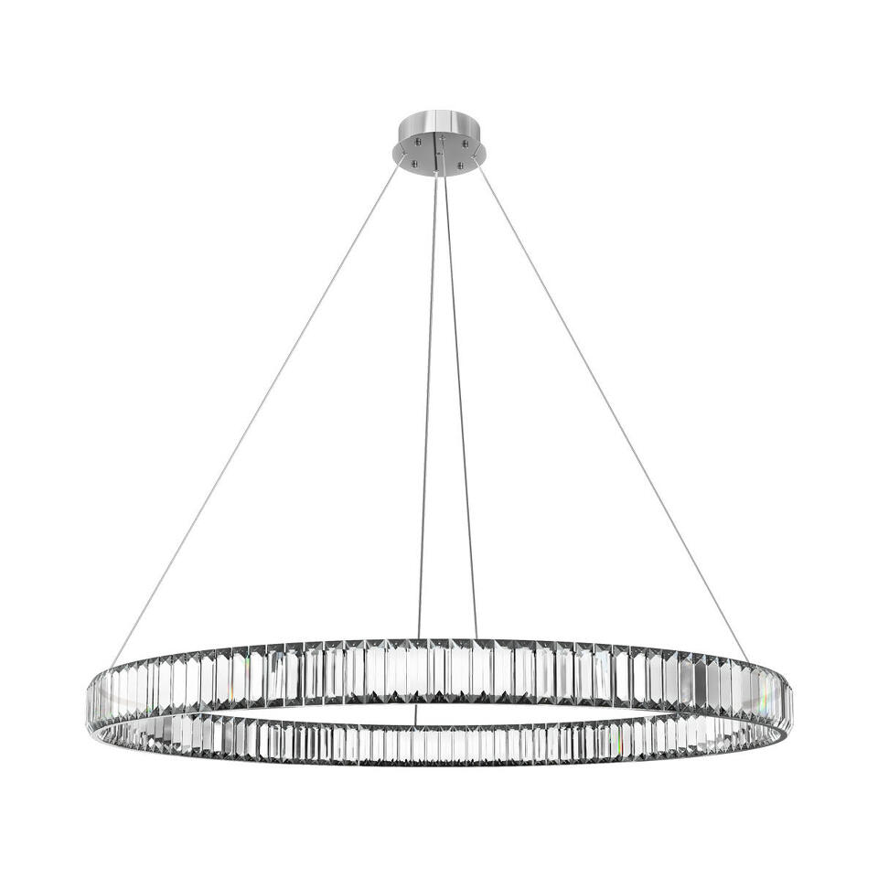 Фото №4  Подвесной светильник 10135/1000 Chrome Подвесной светильник LOFT IT Crystal ring