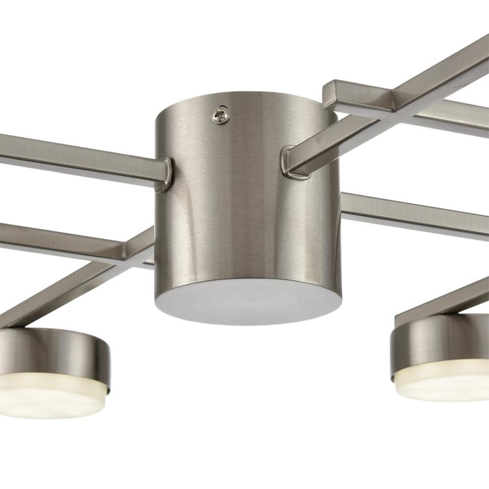 Фото №7  Люстра LUMION 8115/8C COMFI LN26 248 никель, металл Люстра потолочная LED GX53 8*7W 220V DABRA