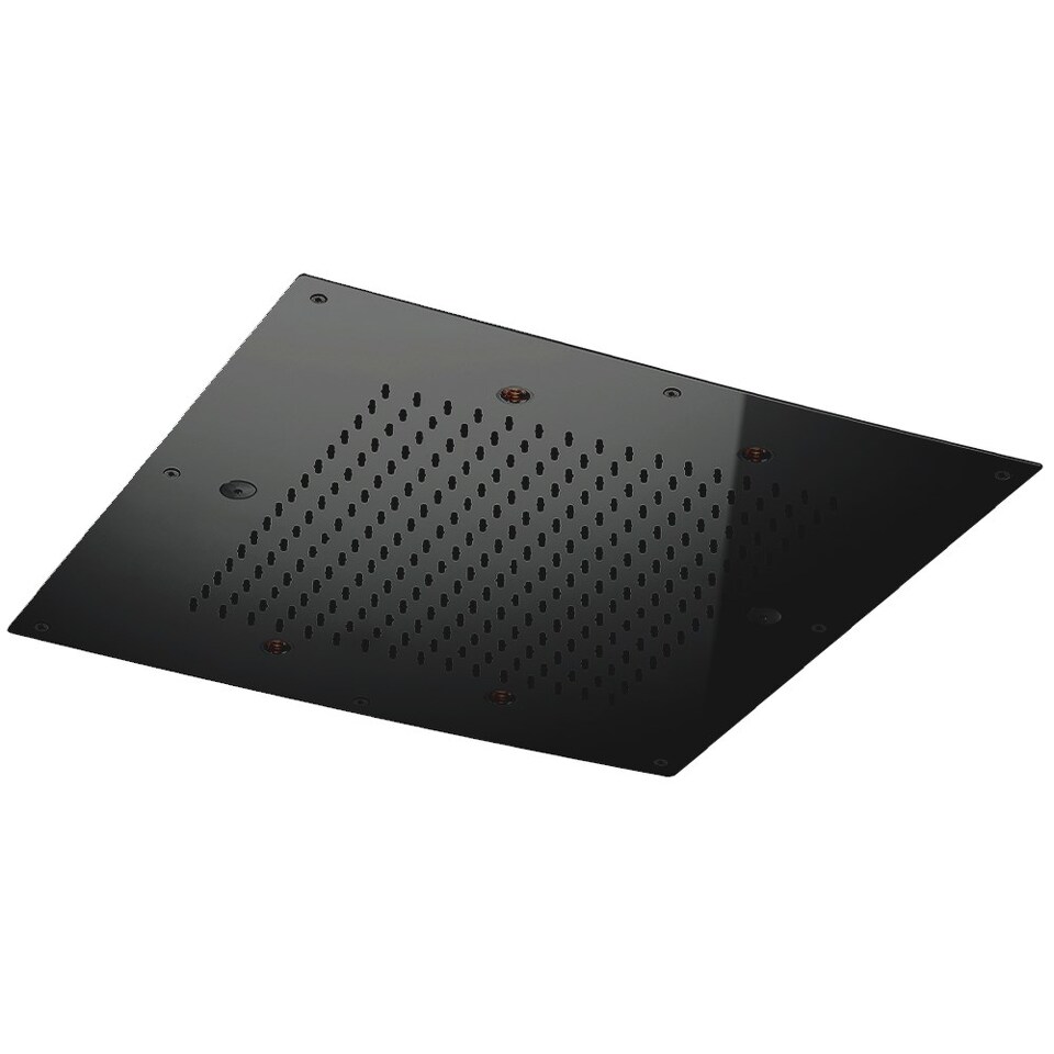 Фото №4  SF113BXX AQUAelite Techno верхний душ потолочного крепления с 2-мя режимами, 500x500 мм Матовый чёрный, 38/05Q
