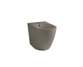 Фото 40372R Althea Cover Rimless Plus+Ton биде напольное 52x36 см  Матовый бетон Plus-Ton®
