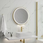 Превью фото №4  Teymi Зеркало Lina Supernova Gold D60, LED подсветка, сенсор, антипар T20121