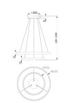 Превью фото №11  Подвесной светильник Подвесной светильник Maytoni MOD058PL-L55W4K