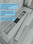 Превью фото №2  Watersense Amelia 10х60 нержавеющая сталь