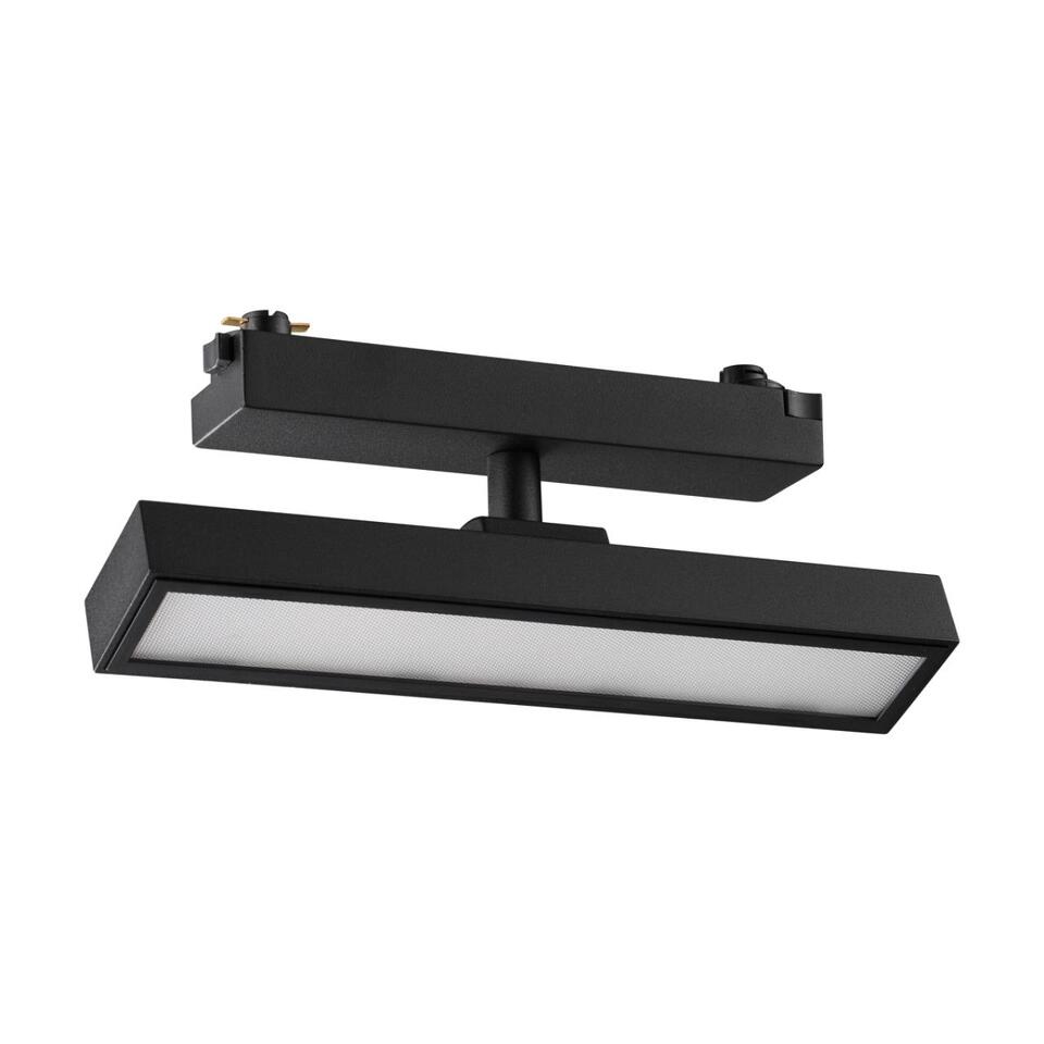 Фото №7  NOVOTECH 359771 PORT NT25 242 черный Светильник однофазный двухжильный трековый с переключ. цв. температуры IP20 LED 12W 180-265V 2700К/3200К/4000К STRATUS