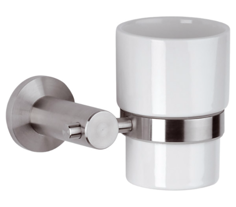 Фото №2  Стакан Remer Minimal INOX Mi15INOXCR, нержавеющая сталь