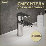 Превью фото №1  Teymi Смеситель для раковины Hanna, хром T10204