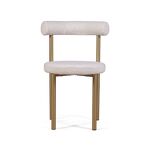 Превью фото №2  Top concept Стул Бигги, букле Turin ivory / опоры золото