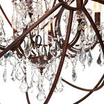 Превью фото №3  Люстра LOFT1897/8 Подвесная люстра LOFT IT Foucaults orb crystal