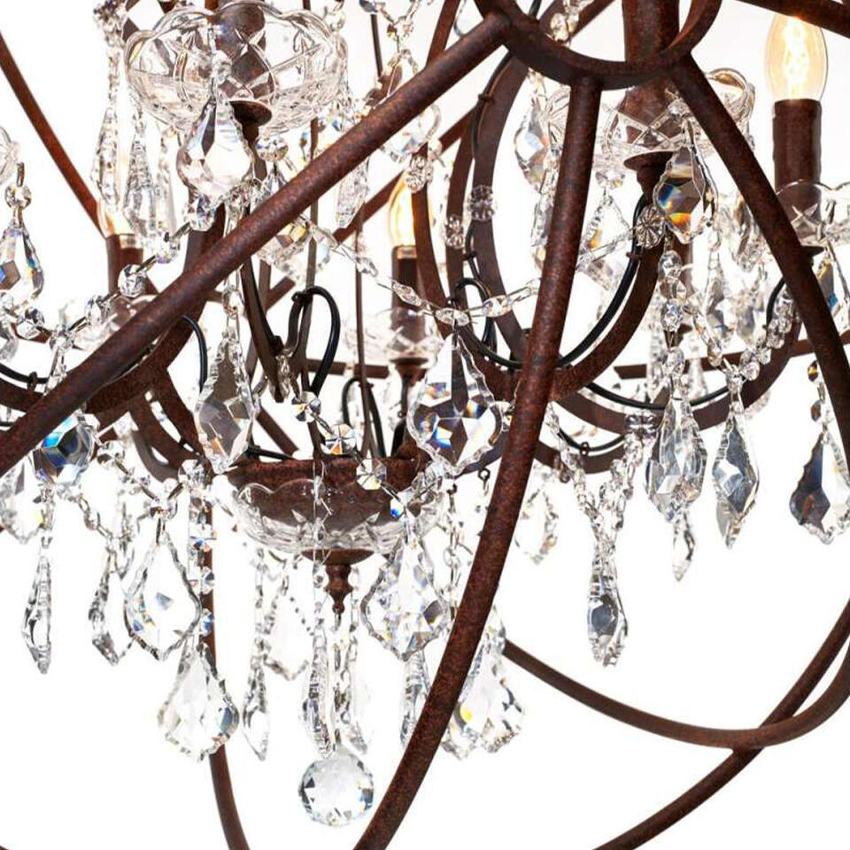 Фото №4  Люстра LOFT1897/8 Подвесная люстра LOFT IT Foucaults orb crystal