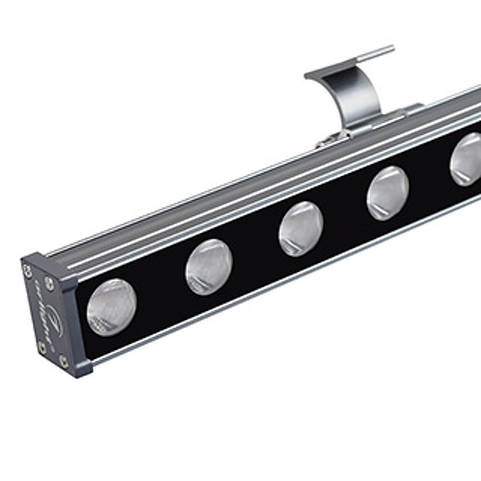 Фото №1  Arlight Линейный прожектор AR-LINE-760-18W Warm3000 (GR, 15x60 deg, 230V) ( IP65 Металл, 3 года)