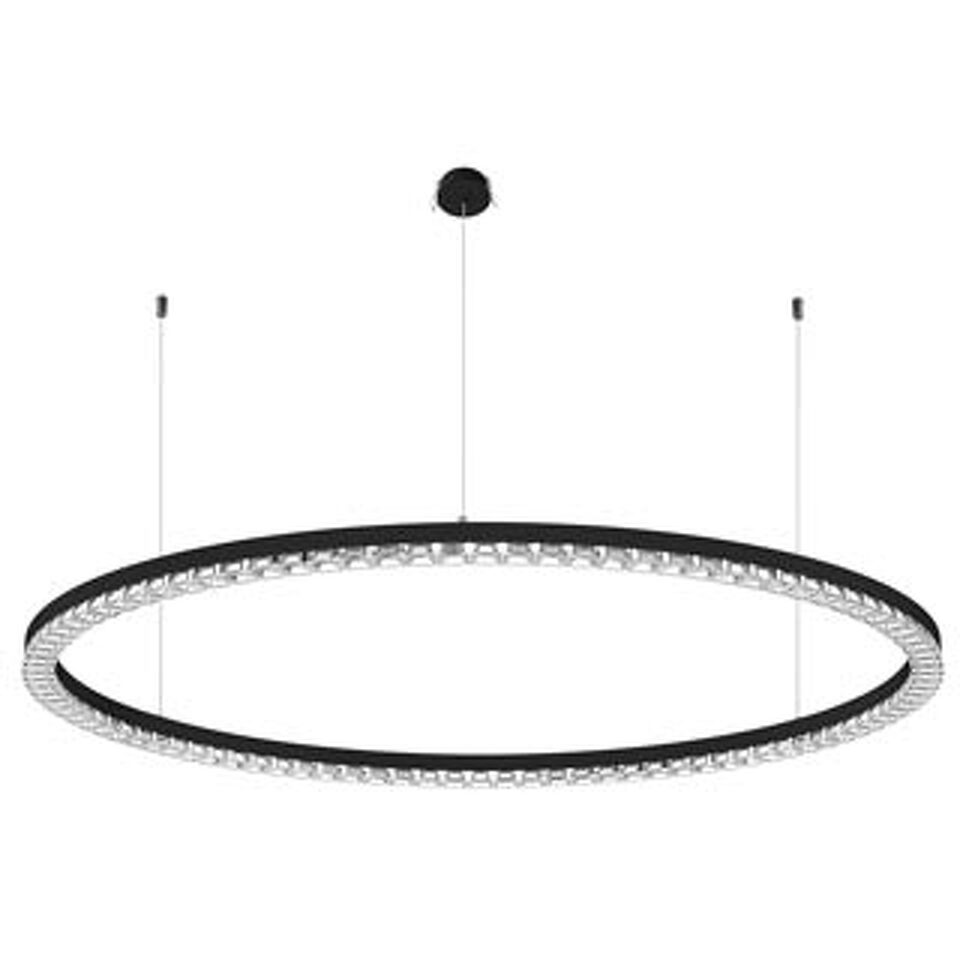 Фото №1  Подвесной светильник Arlight Светильник SP-DIAMOND-R1250-80W Day4000 (BK, 45 deg, 230V, TRIAC) ( IP20 Металл, 5 лет)