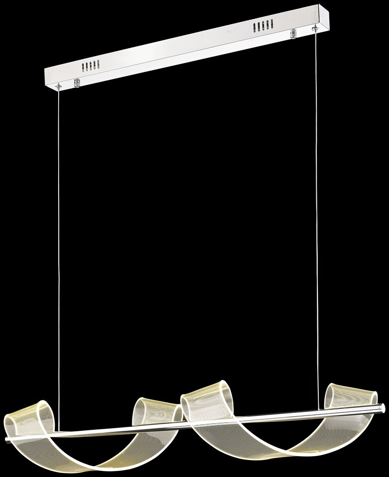 Фото №1  Подвесной светильник WE452.02.123 WERTMARK HILDA светильник подвесной, LED, 2x14W, 3000K