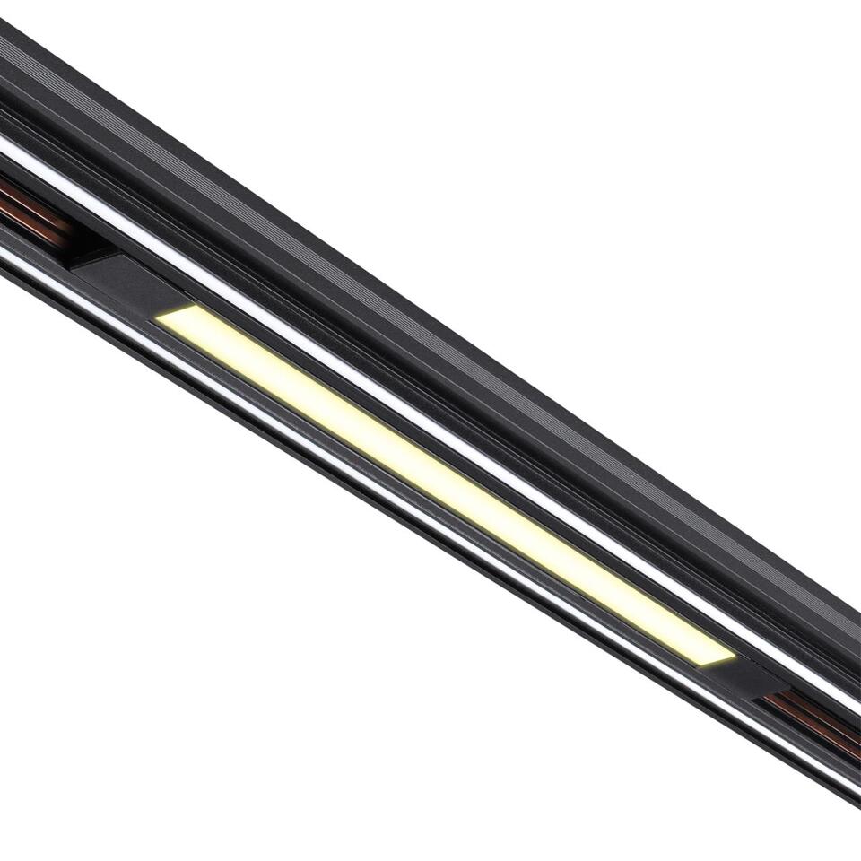Фото №7  NOVOTECH 359509 SHINO NT24 126 черный Трековый светильник для низковольт. шинопровода арт.135179-135180 IP20 LED 10W 48V 3000K 390Лм FLUM