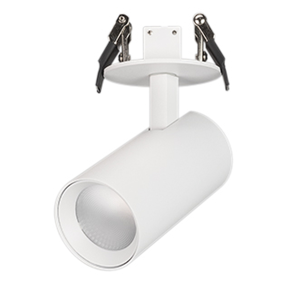 Фото №1  Arlight Светильник LGD-LUMOS-R55-9W Warm3000 (WH, 25 deg, 230V) ( IP20 Металл, 3 года)