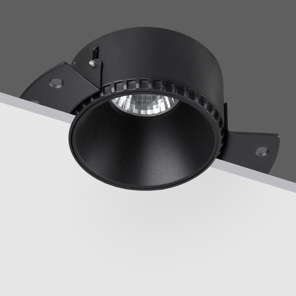 Фото №7  NOVOTECH 370996 WIR NT25 000 черный Светильник встраиваемый для ГКЛ потолка IP20 GU10 50W 220V NIMBUS