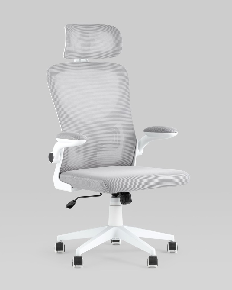 Фото №10  Кресло Кресло офисное TopChairs Airone белый