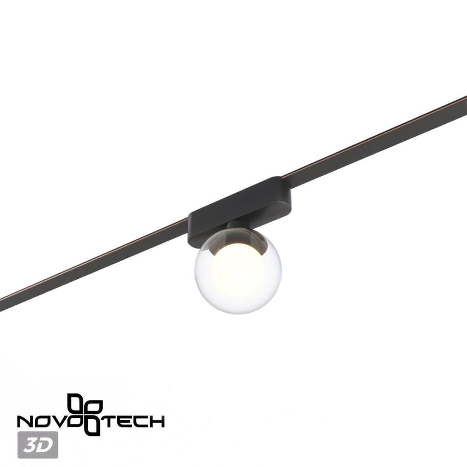 Фото №8  NOVOTECH 359474 SHINO NT24 106 черный Трековый смарт-светильник для низковольтного шинопровода с двумя режимами работы IP20 LED 6W 24V 3000-6000K EASY