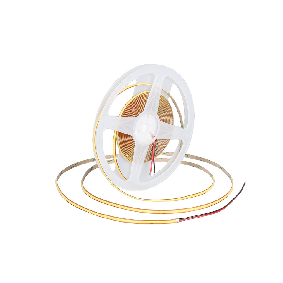 Фото №1  Светодиодная лента DLIGHT COB, ширина 5 мм, длина 5000 мм, 320 led/м, 12 V, 8 W/м, дневной (4000K)