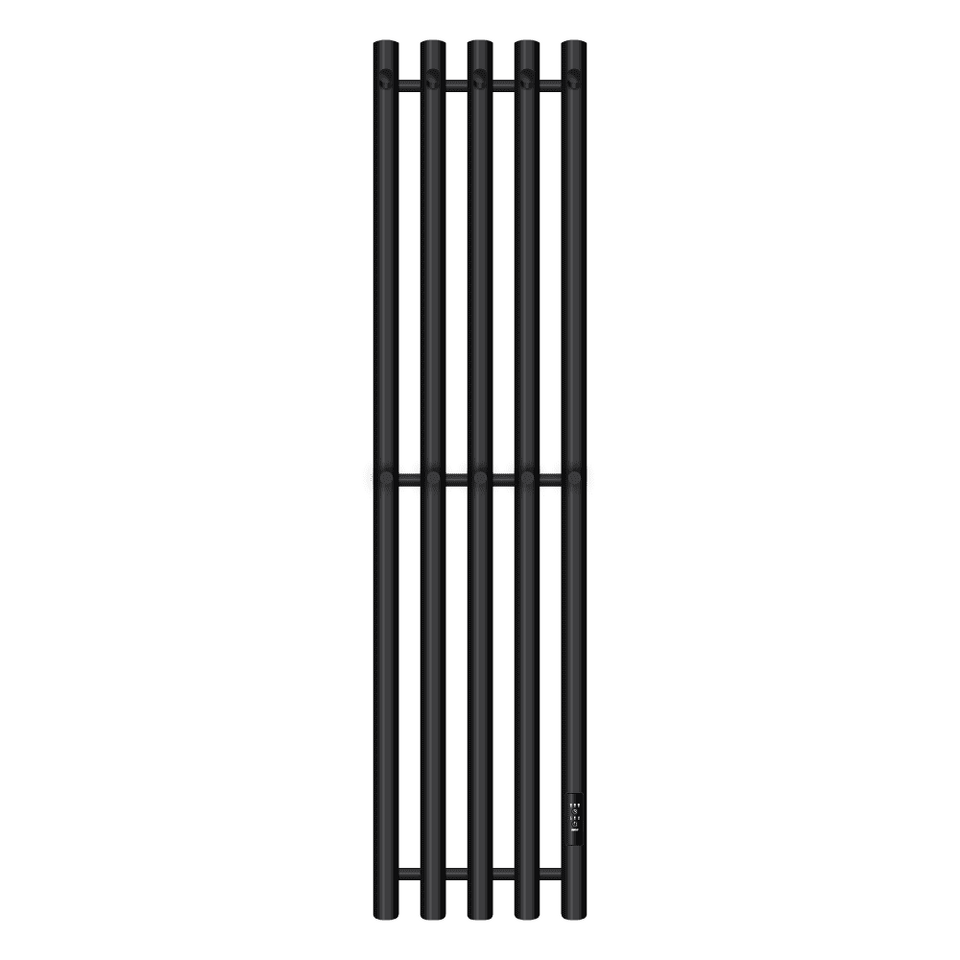 Фото №1  Полотенцесушитель Полотенцесушитель электрический Primoclima Sol R E Black 120*24 5