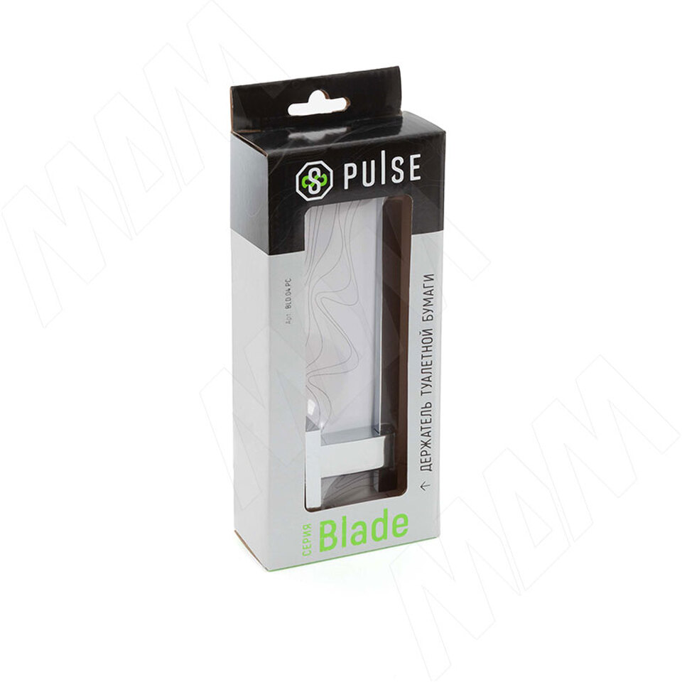 Фото №4  PULSE БЛЕЙД Держатель туалетной бумаги хром, BLADE (BLD.04.PC)