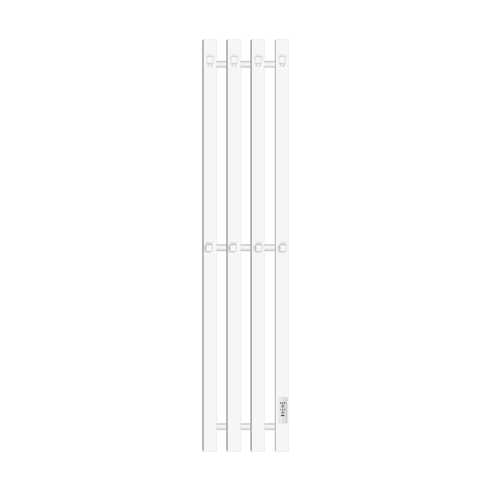 Фото №1  Полотенцесушитель Полотенцесушитель электрический Primoclima Sol Q E White 100*18 4