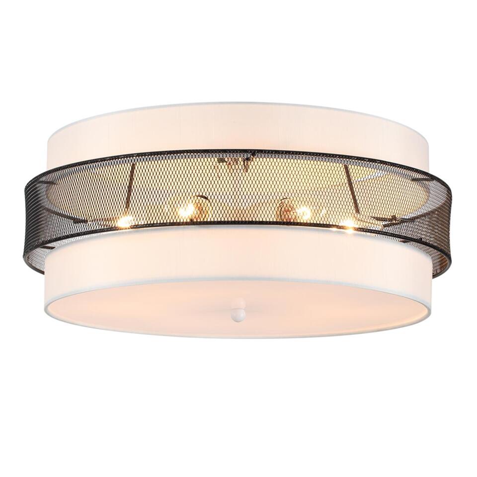 Фото №12  LUMION 8002/6C MODERNI LN25 000 белый, черный металл/металл, текстиль Потолочный светильник Е27 6*60W 220V ANIMAISA