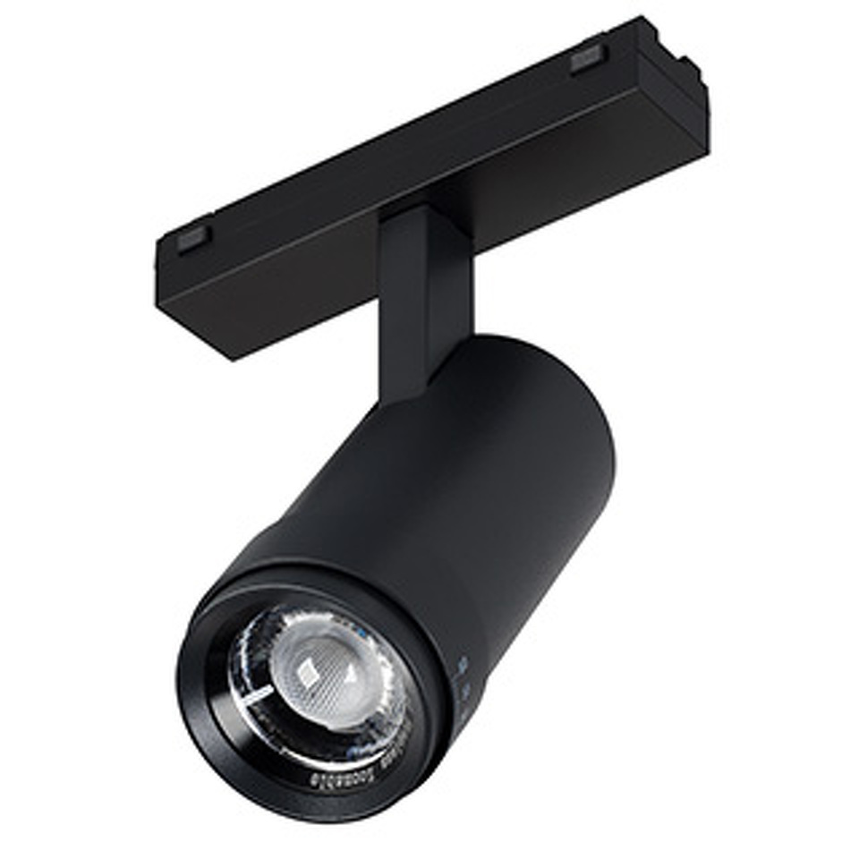 Фото №1  Arlight Светильник MAG-VIBE-SPOT-ZOOM-R47-10W Warm3000 (BK, 20-55 deg, 48V) ( IP20 Металл, 5 лет)