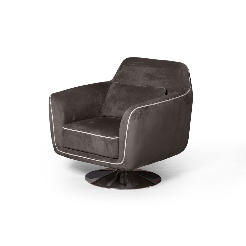 Фото №5  Кресло Top concept Кресло Марко, искусственная замша Breeze taupe