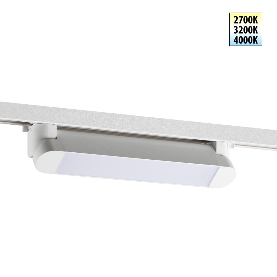 Фото №8  NOVOTECH 359793 PORT NT25 236 белый Светильник однофазный двухжильный трековый с переключ. цв. температуры IP20 LED 12W 180-265V 2700К/3200К/4000К ITER