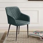 Превью фото №15  Top concept Стул с подлокотниками Роберт, бархат зелёный 19
