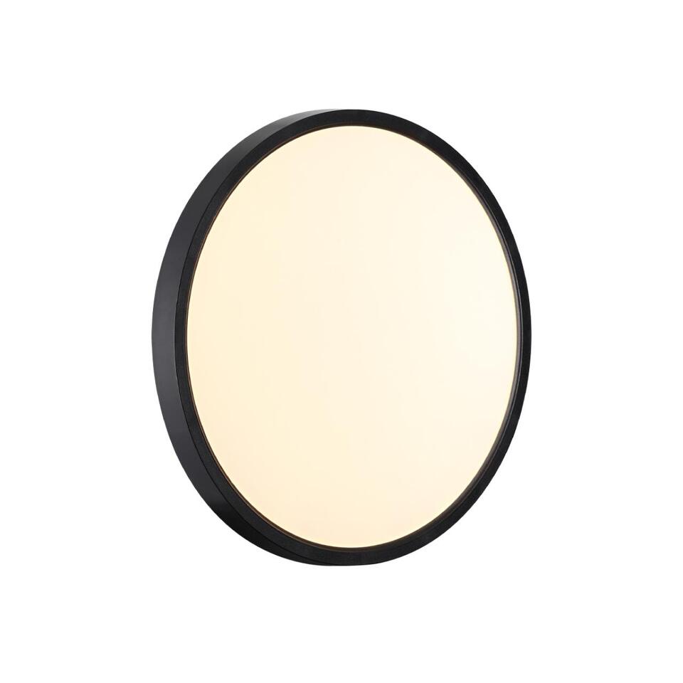 Фото №12  SONEX 7660/24L MITRA LED SN 554 Светильник пластик/белый/черный LED 24Вт 3000/4000K D300 IP40 ALFA BLACK