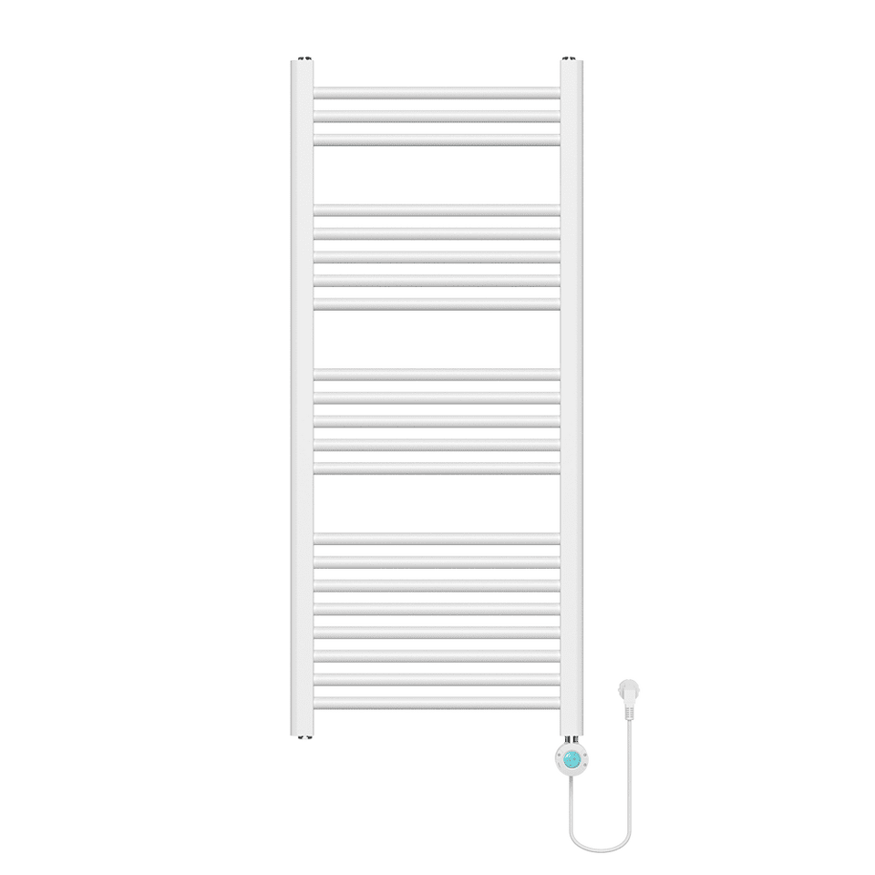 Фото №1  Полотенцесушитель Полотенцесушитель электрический Primoclima CLASSIC 1150*600, 21 трубка 500W, Белый