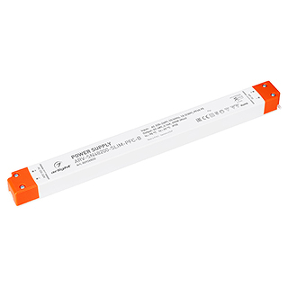 Фото №1  Arlight Блок питания ARV-SN48200-SLIM-PFC-B (48V, 4.16A, 200W) ( IP20 Пластик, 3 года)