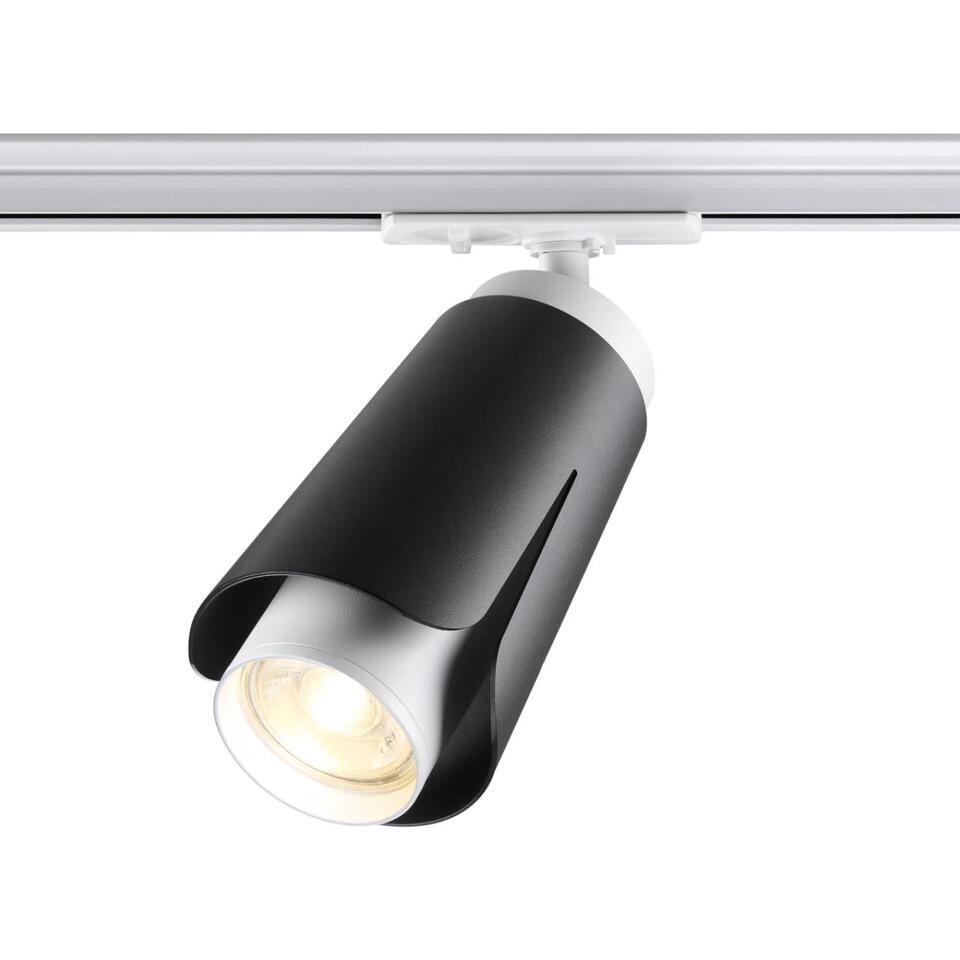 Фото №8  NOVOTECH 370836 PORT NT22 243 черный Светильник трековый однофазный трехжильный IP20 GU10 9W 220V TULIP