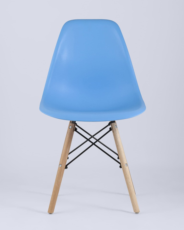 Фото №10  Стул Eames Style DSW голубой x4 (разборный каркас)