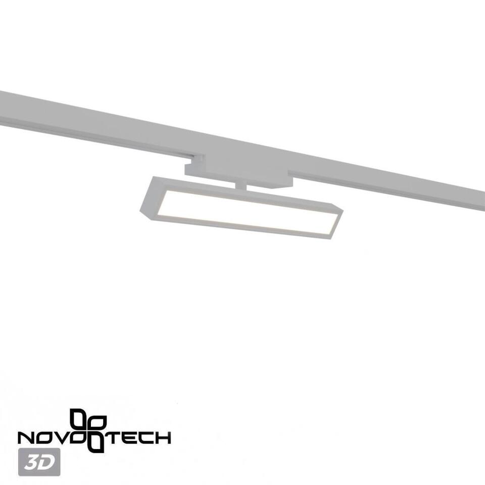 Фото №7  NOVOTECH 359775 PORT NT25 242 белый Светильник однофазный двухжильный трековый с переключ. цв. температуры IP20 LED 18W 180-265V 2700К/3200К/4000К STRATUS