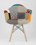 Превью фото №5  Кресло Кресло Eames DSW пэчворк