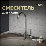 Превью фото №1  Teymi Смеситель для кухни Iva, хром T10221