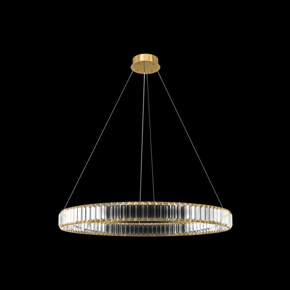 Фото №4  Подвесной светильник 10135/800 Gold Подвесной светильник LOFT IT Crystal ring
