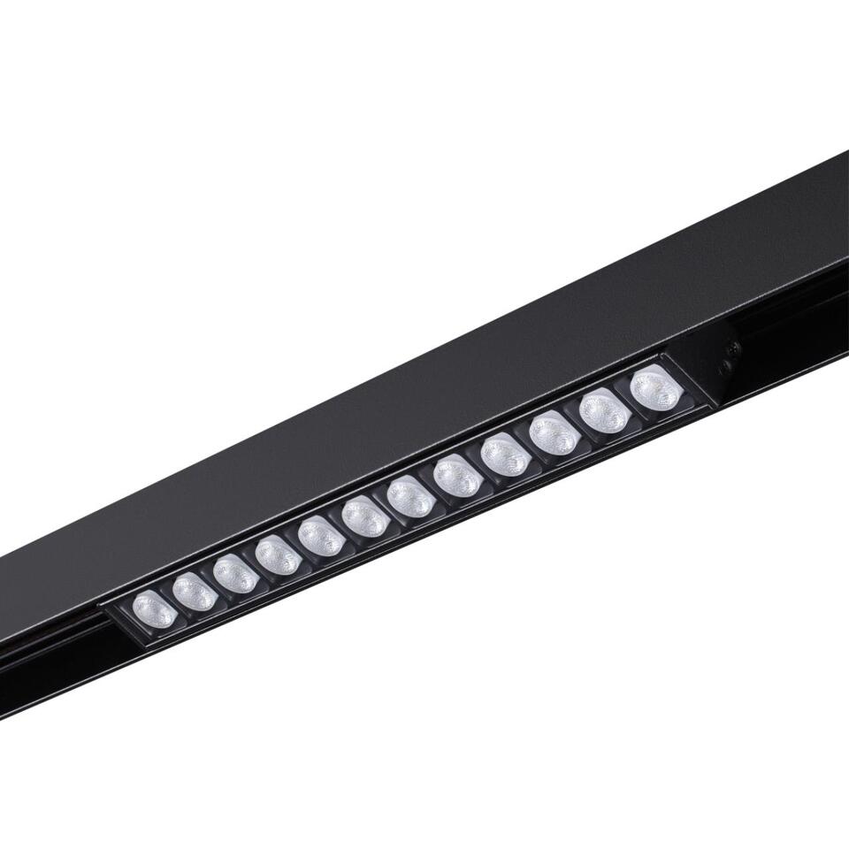 Фото №8  NOVOTECH 359488 SHINO NT24 134 черный Трековый низковольт. св-к диммир. со сменой цв.температуры, пульт ДУ/Tuya Smart Life IP20 LED 12W 48V 3000-6500K FLUM