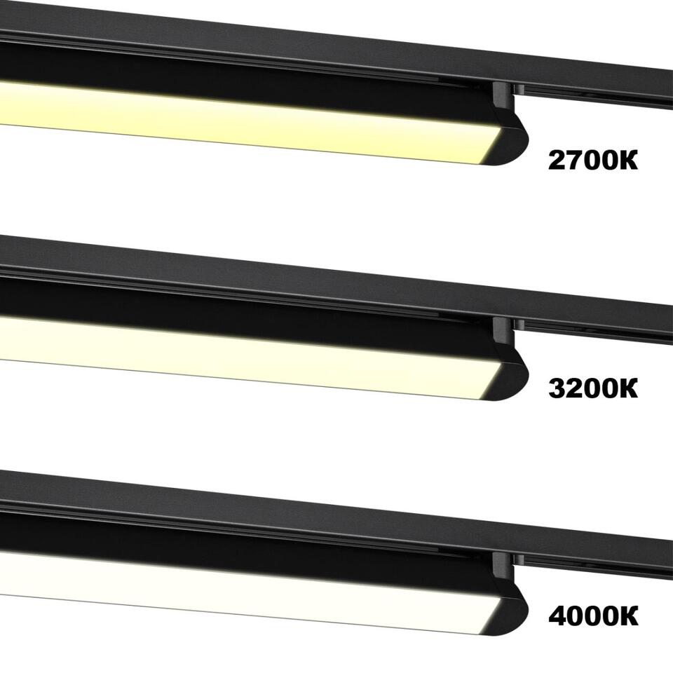 Фото №9  NOVOTECH 359792 PORT NT25 236 черный Светильник однофазный двухжильный трековый с переключ. цв. температуры IP20 LED 24W 180-265V 2700К/3200К/4000К ITER