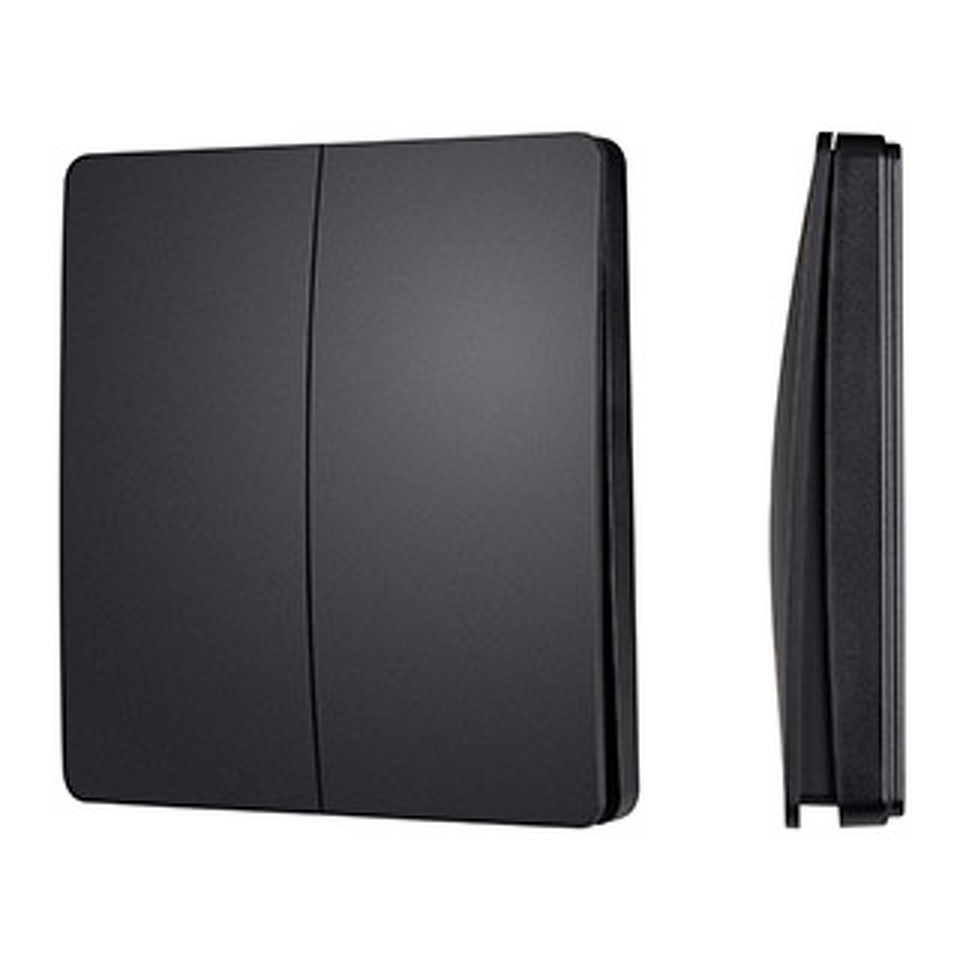 Фото №1  IARL INTELLIGENT ARLIGHT Кнопочная панель KINETIC-801-22-2G-WP-SUF Black (No battery, IP67, 433Mhz) ( IP67 Пластик, 3 года)