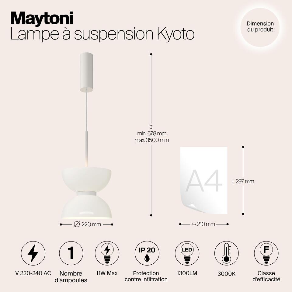 Фото №12  Подвесной светильник Подвесной светильник Maytoni MOD178PL-L11W3K