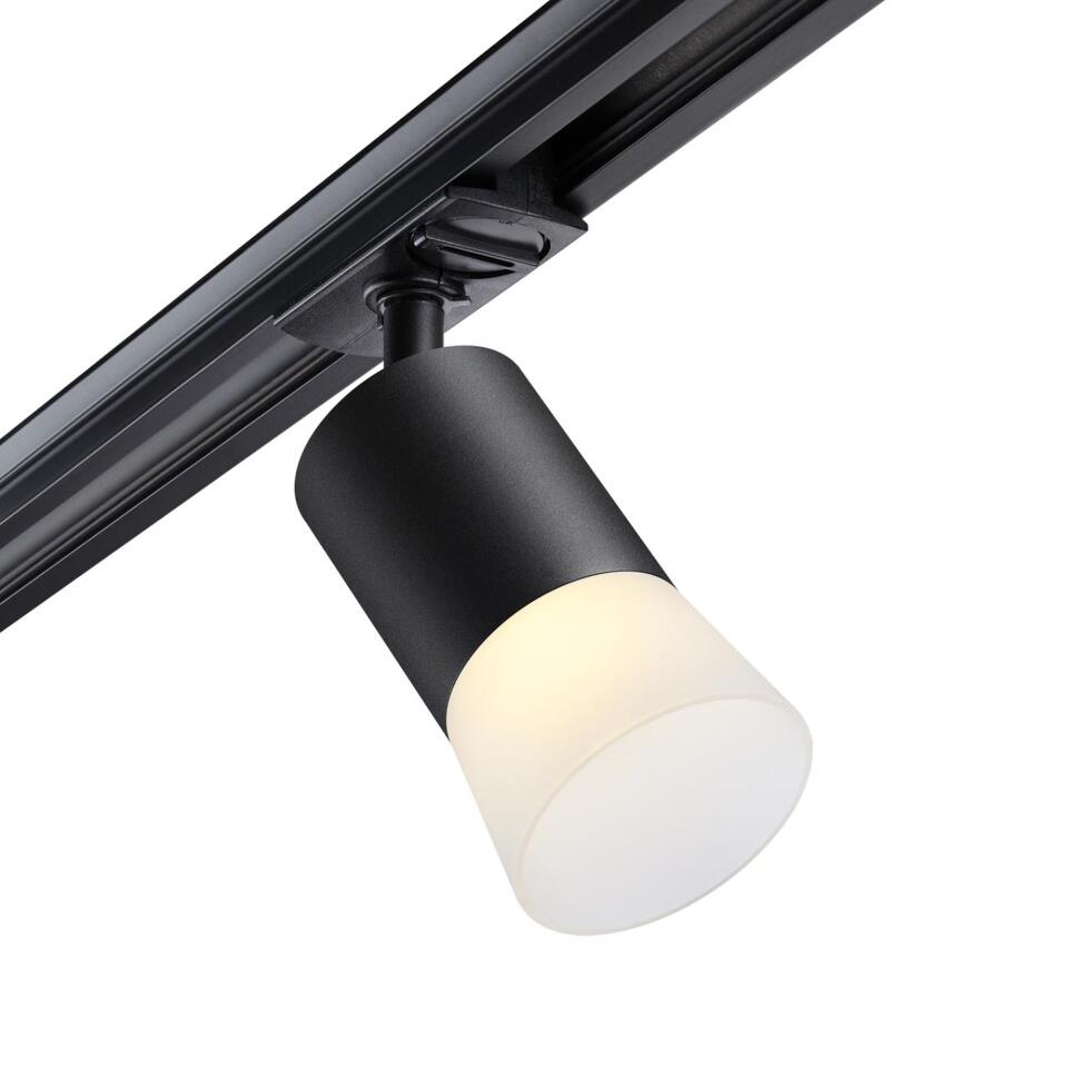 Фото №5  NOVOTECH 370902 PORT NT22 204 черный Светильник трековый однофазный двухжильный (универсальный) IP20 GU10 9W 220V ELINA