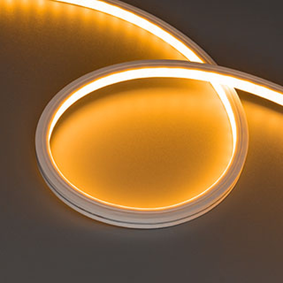 Фото №1  Arlight Грейзер THOR-TOP-B70-10x10mm 24V Warm1900 (15 W/m, IP67, 5m, wire x2) ( Вывод вниз, 3 года)