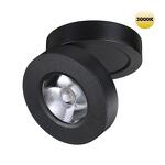 Превью фото №1  NOVOTECH 359410 OVER NT24 366 черный Светильник накладной/встраиваемый IP20 LED 5W 220V 3000K 240Лм GRODA