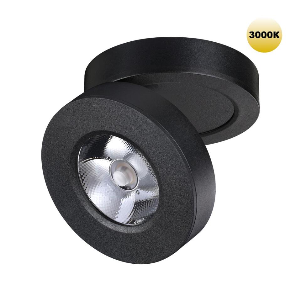 Фото №8  NOVOTECH 359410 OVER NT24 366 черный Светильник накладной/встраиваемый IP20 LED 5W 220V 3000K 240Лм GRODA