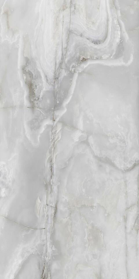 Фото №5  CASA DOLCE CASA Керамогранит ONYX&MORE SILVER ONYX GLO 6MM R 60x120