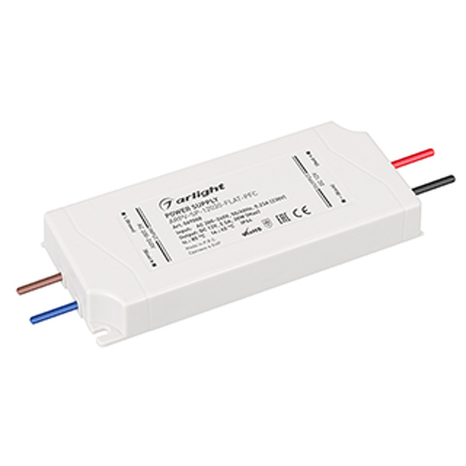 Фото №1  Arlight Блок питания ARPV-SP-12030-FLAT-PFC (12V, 2.5A, 30W) ( IP44 Пластик, 5 лет)